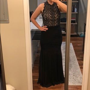Black Tie Mermaid Style Gown